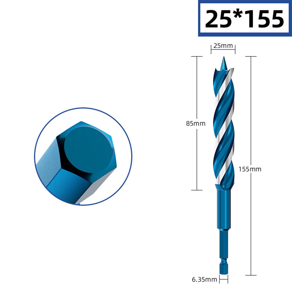 Auger Drill Bit 3 Slot Drill Bit Drilling Operations Precise Hole Positioning - Bild 45 von 50