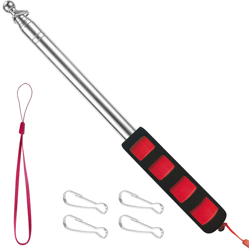 Stainless Steel Telescoping Flagpole Great for Travel and Teaching Needs - Picture 14 of 28