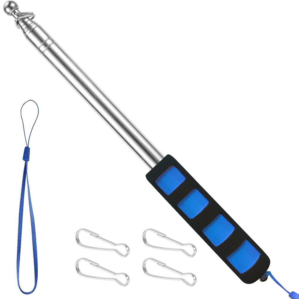 Stainless Steel Telescoping Flagpole Great for Travel and Teaching Needs - Picture 19 of 28