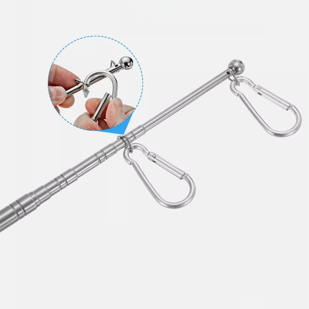 Stainless Steel Telescoping Flagpole Great for Travel and Teaching Needs - Picture 12 of 28