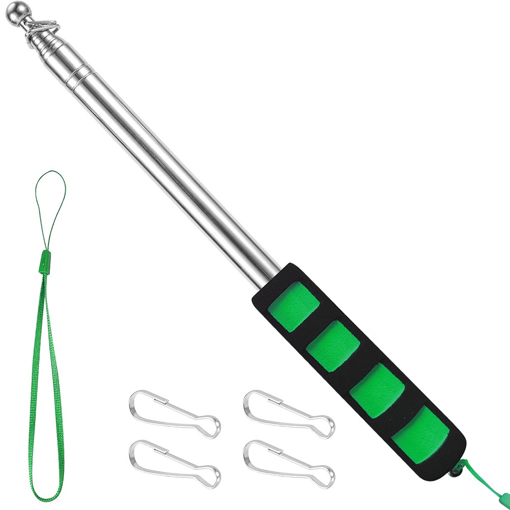 Stainless Steel Telescoping Flagpole Great for Travel and Teaching Needs - Picture 24 of 28