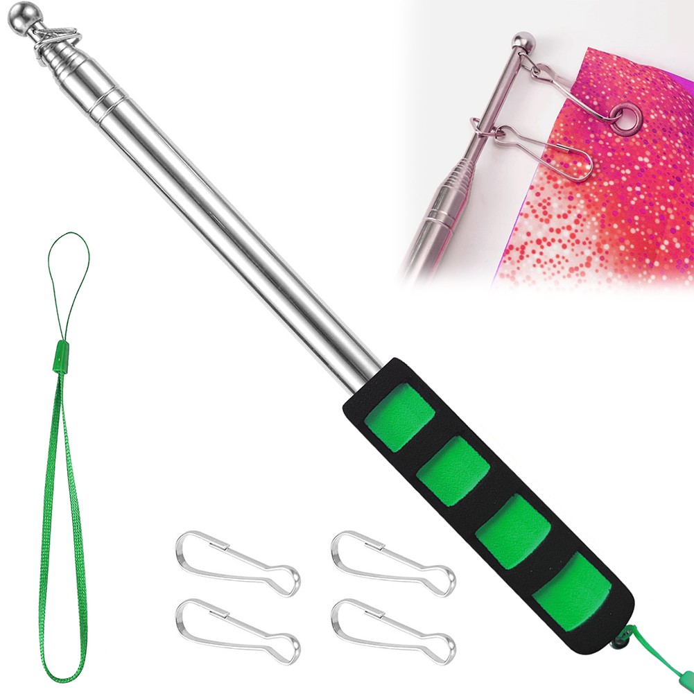 Stainless Steel Telescoping Flagpole Great for Travel and Teaching Needs - Picture 25 of 28