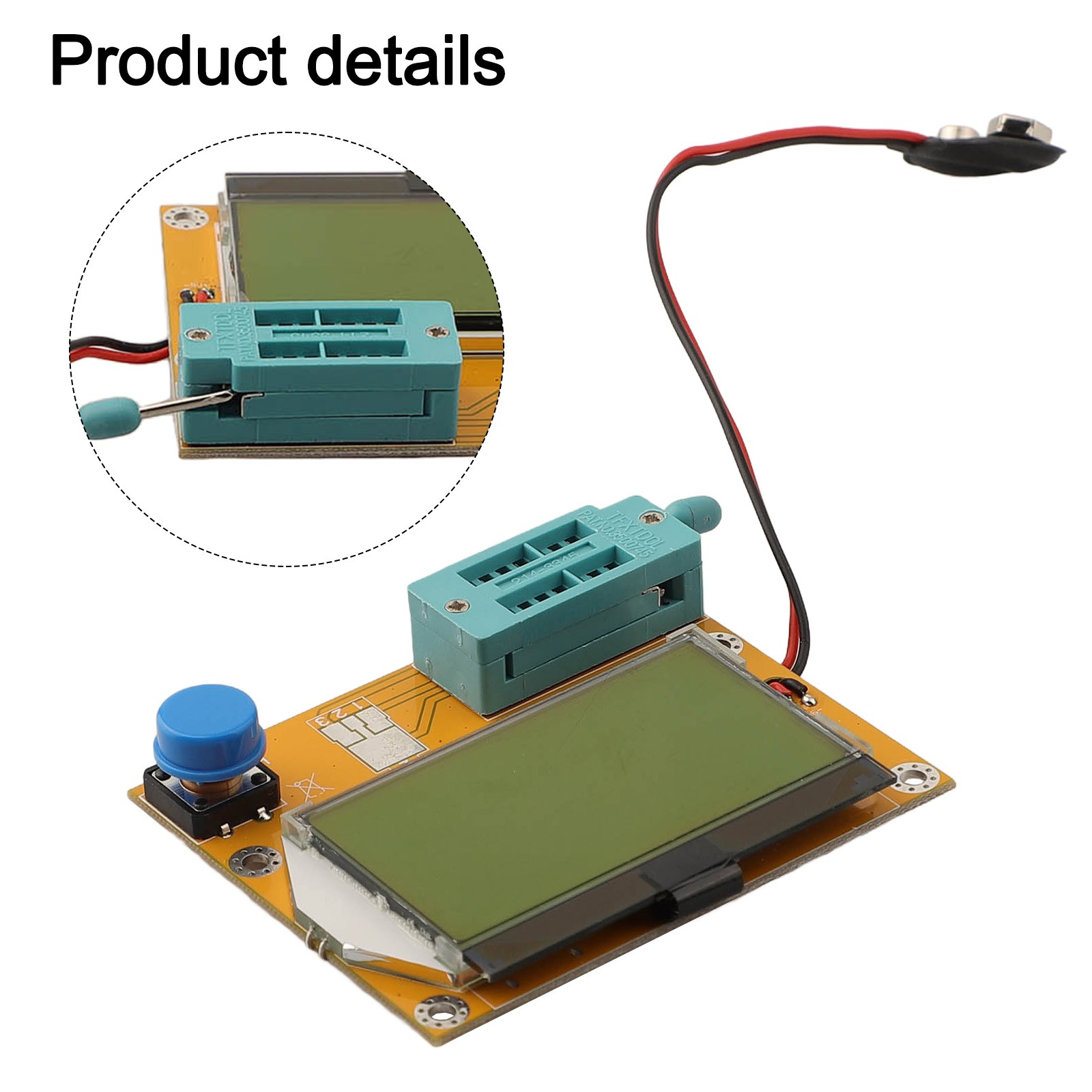 8,4V Akkupack Kondensator ESR Tester ESR Messgerät Induktivitätsmessung