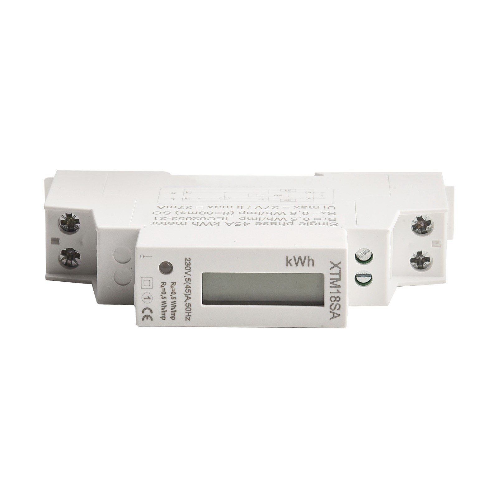 Monitor digitale di consumo energetico per montaggio su guida DIN 18mm per sicurezza b - Foto 19 di 28