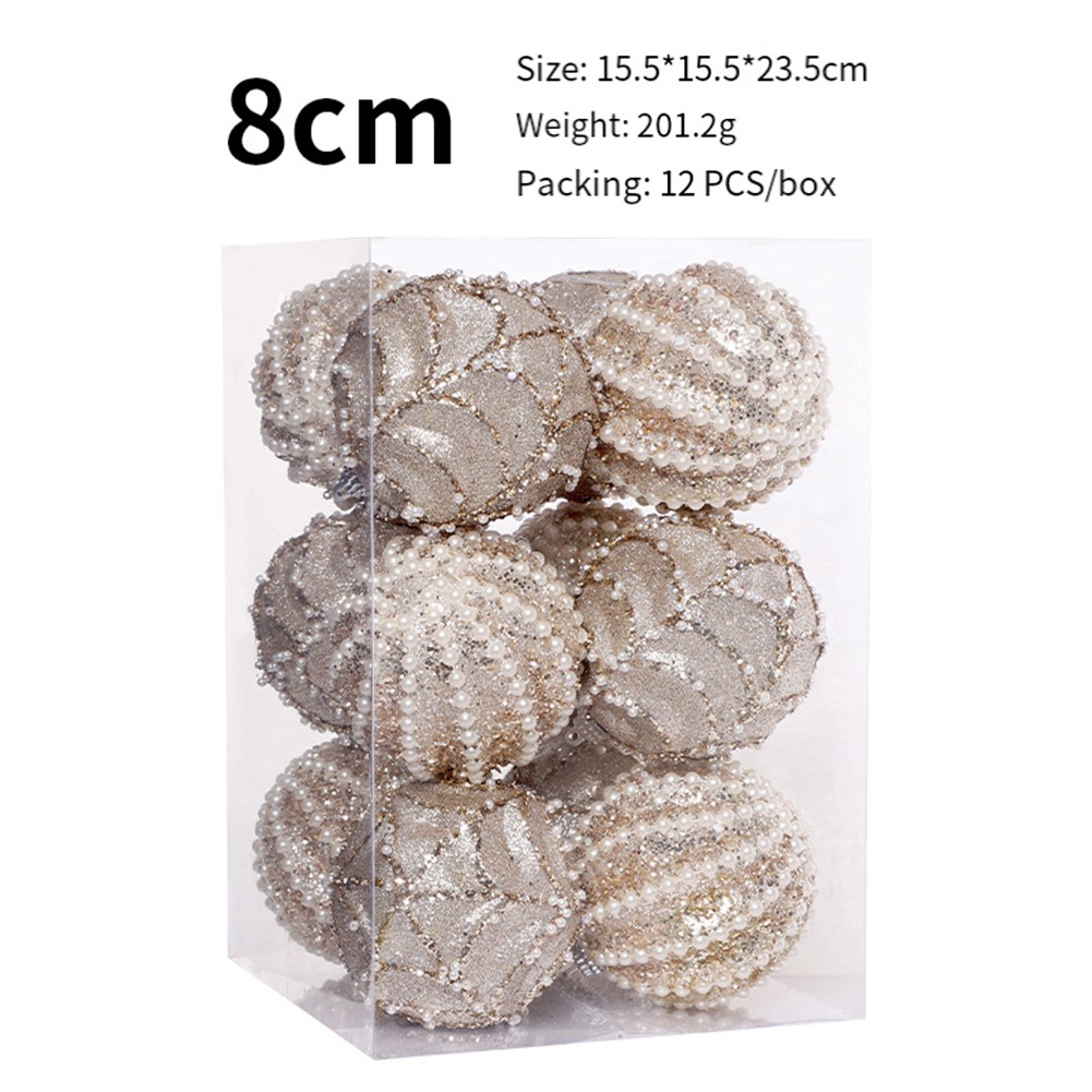 Palline in schiuma abbaglianti decorazioni perfette per qualsiasi celebrazione set da 12 pezzi - Foto 20 di 22