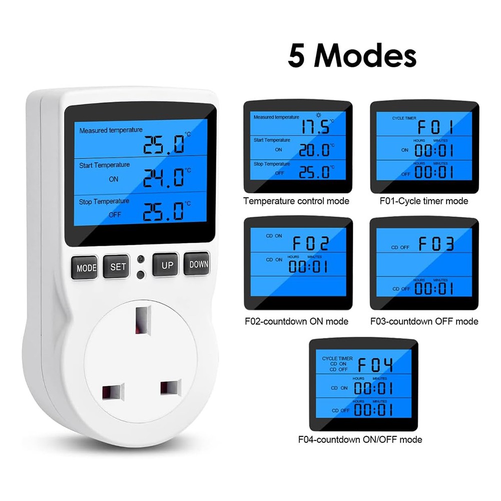 Smart Temperature Control Switch for Greenhouse and Heating Applications - Picture 9 of 16