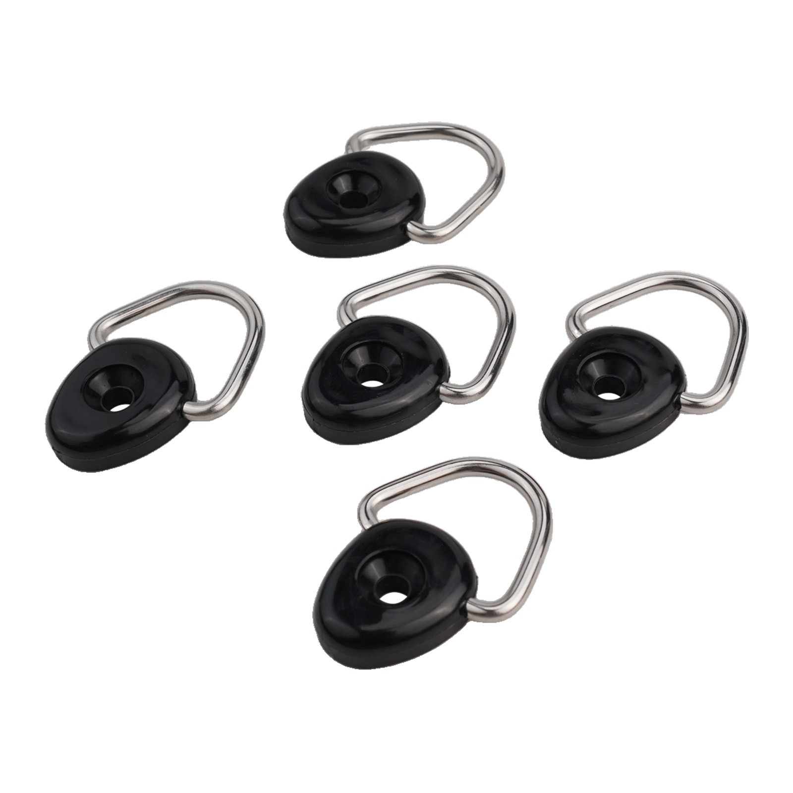 Set Fibbie Funzionali Tipo D per Kayak e Canoa Tie Down Loop Shackle - Foto 17 di 25