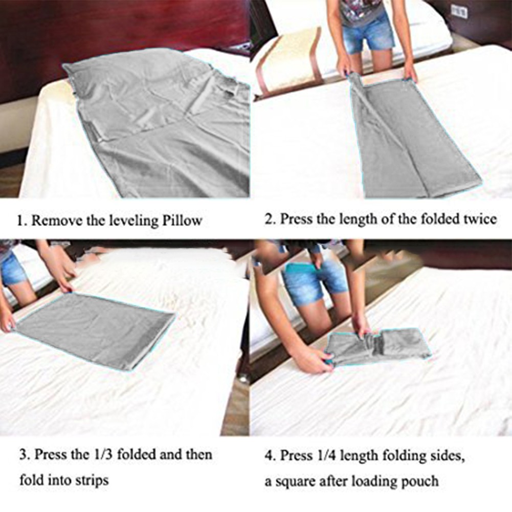 Easy Carry Sheet Sleeping Bag with Pillow Pocket for Outdoor Adventures - Picture 17 of 27