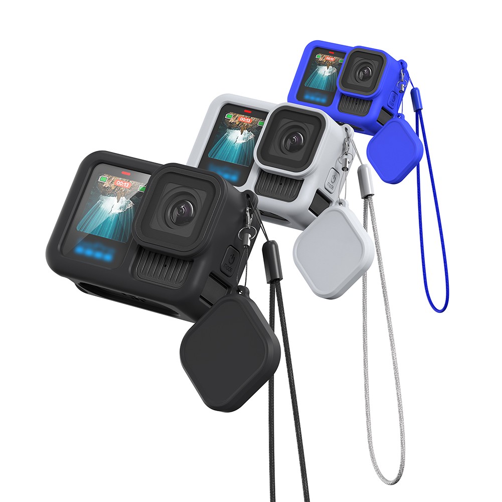 Étui de protection Essential pour GoPro Hero13 Noir avec sangle pratique - Photo 18 sur 21