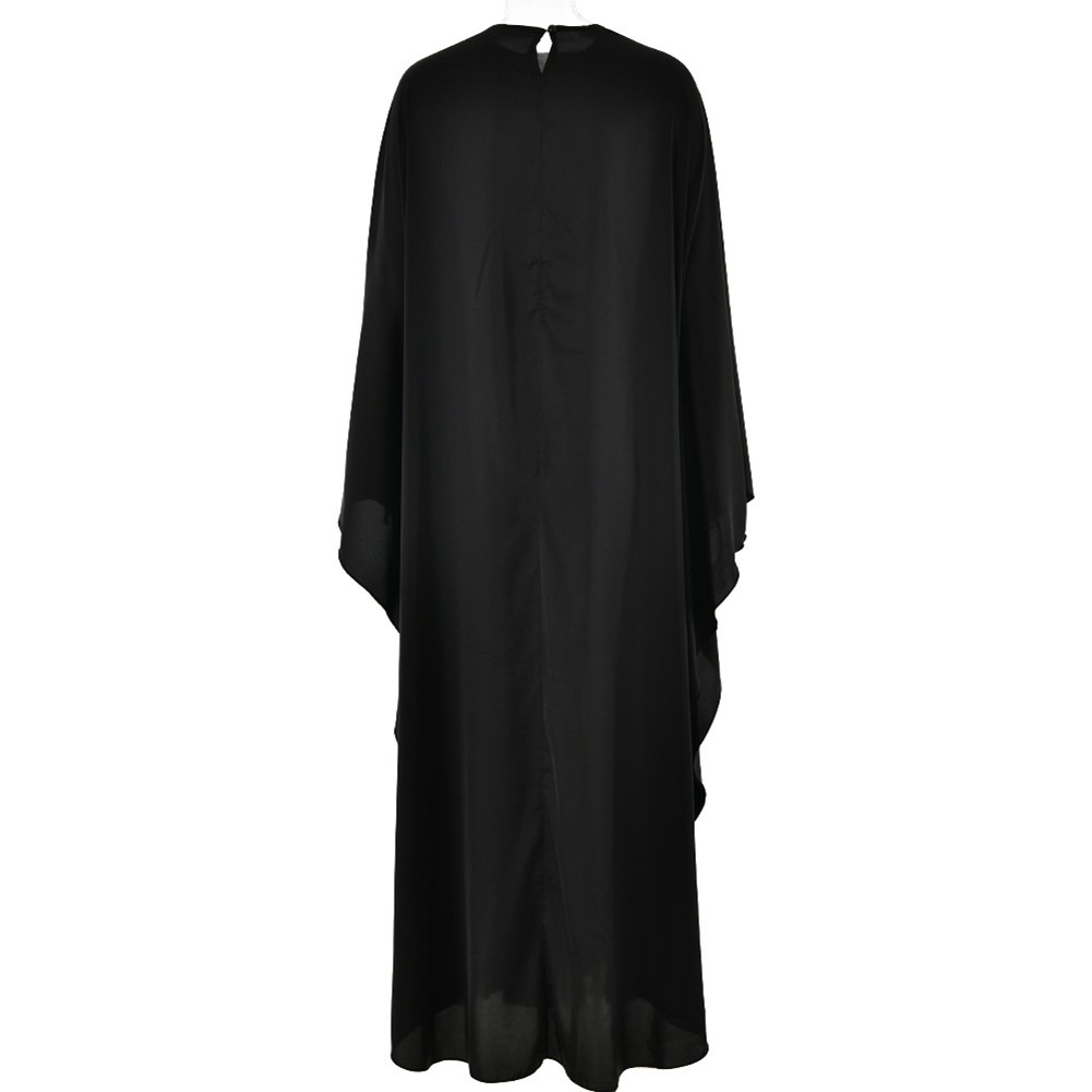 Dolman Maxikleid mit Ärmeln für Damen geeignet für Frühlings- und Herbstoutf - Picture 21 of 24