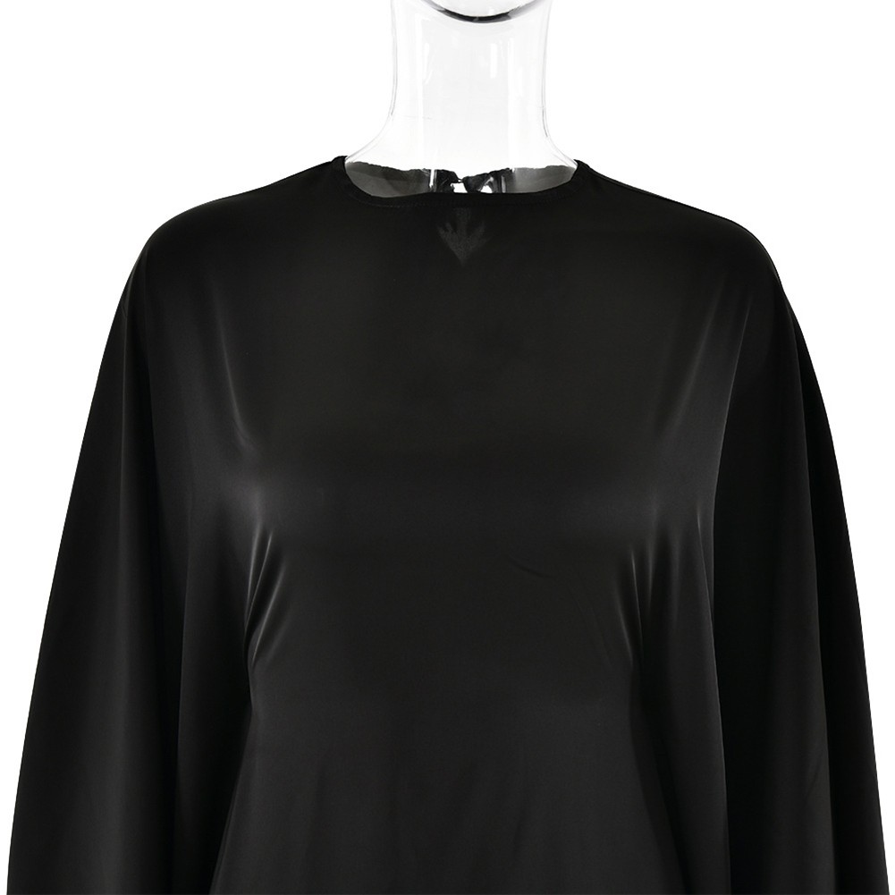 Dolman Maxikleid mit Ärmeln für Damen geeignet für Frühlings- und Herbstoutf - Picture 17 of 24