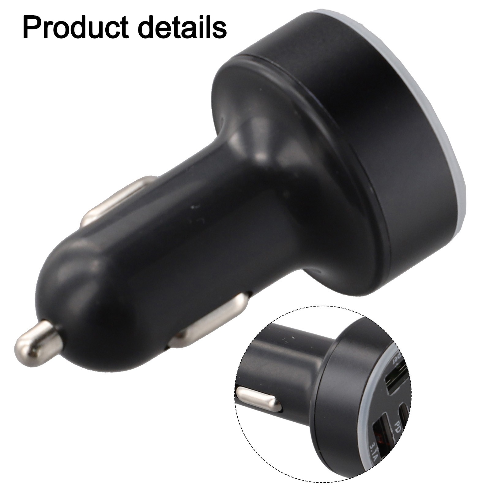 Adaptateur Chargeur T��l��phone Voiture USB 5 en 1 avec Double Ports PD et Haute - Bild 12 von 12