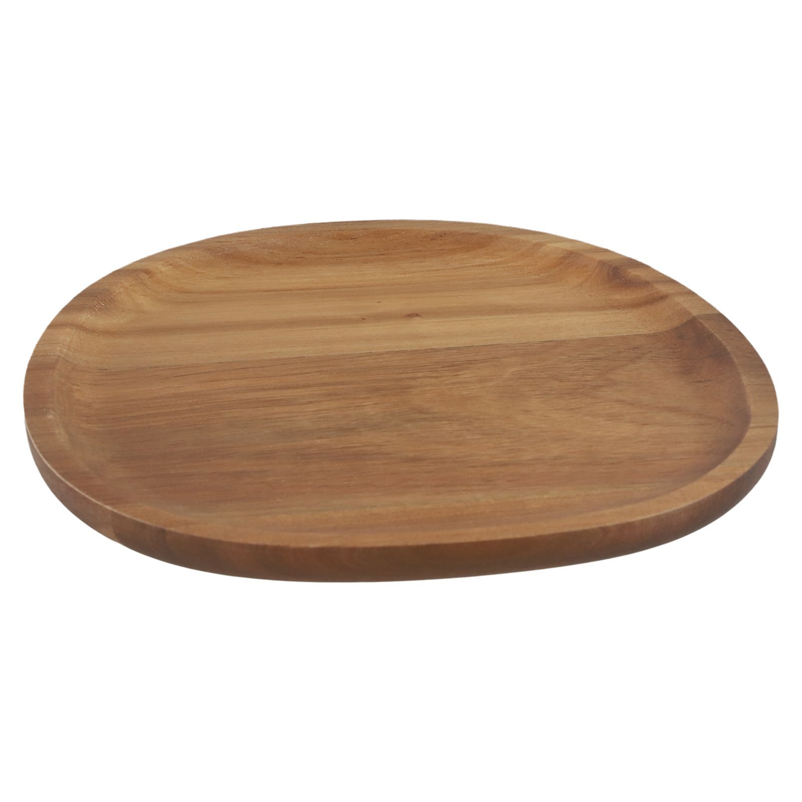 Irregular Oval Wooden Dinner Tray Natural Wood Color Captivating Appearance - Picture 32 of 51