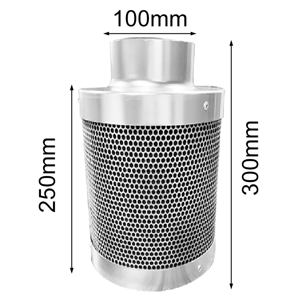 Luftfilteranlage Aktivkohlefilter 100 mm mit Aluminiumflanschen - Bild 16 von 19