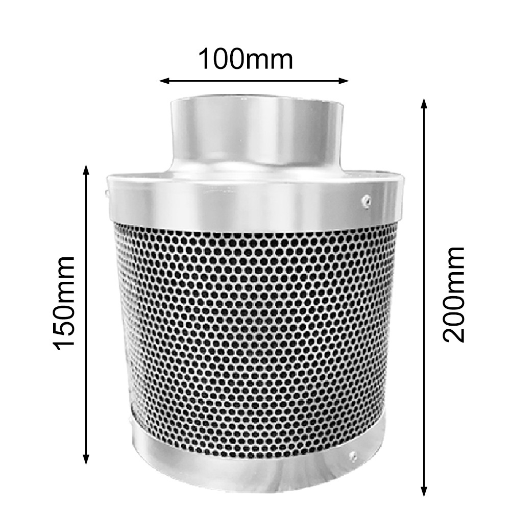 Luftfilteranlage Aktivkohlefilter 100 mm mit Aluminiumflanschen - Bild 14 von 19