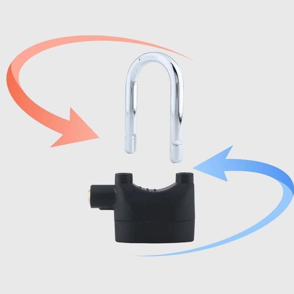Outdoor Aluminum Alloy Lock featuring a loud siren and heavy duty build - Picture 23 of 36