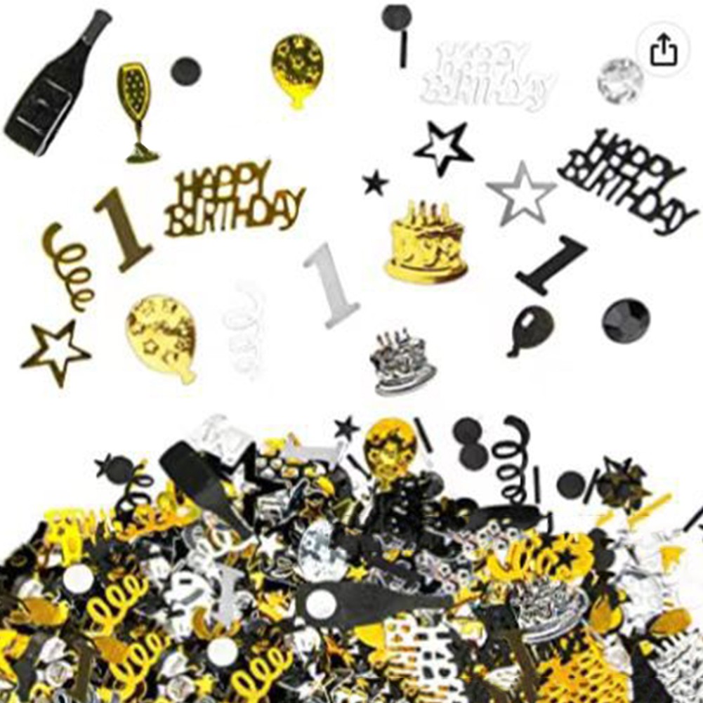 Transformez facilement votre espace avec des tendance confettis de f??te danniversaire