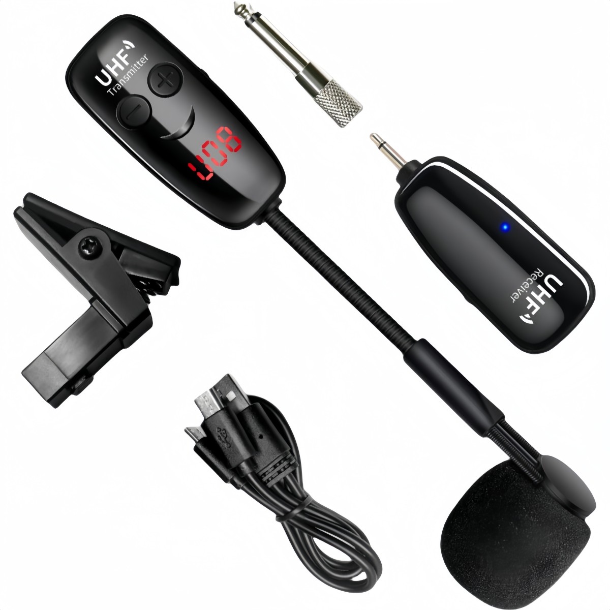 Funkmikrofon UHF 35 Mm Adapter Von 3 Empfänger Für Blasmusik Pro-Audio - Bild 13 von 25