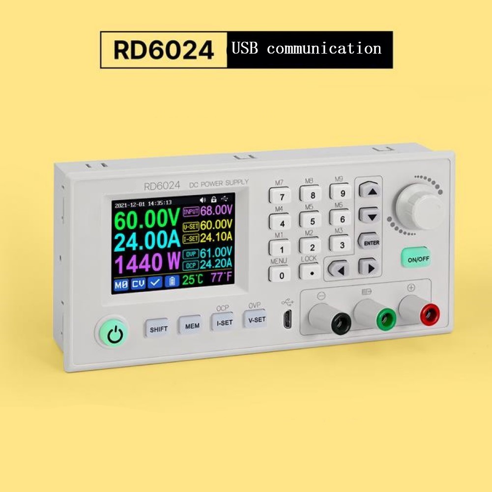 Potente Convertidor DC 60V 24A Teclado Numérico Completo Pantalla LCD de Alto Brillo - Imagen 7 de 7