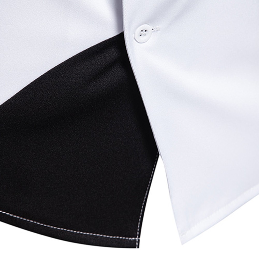 Spring and Autumn Men's Irregular Long Sleeve Shirt for Casual Outings - Picture 27 of 41