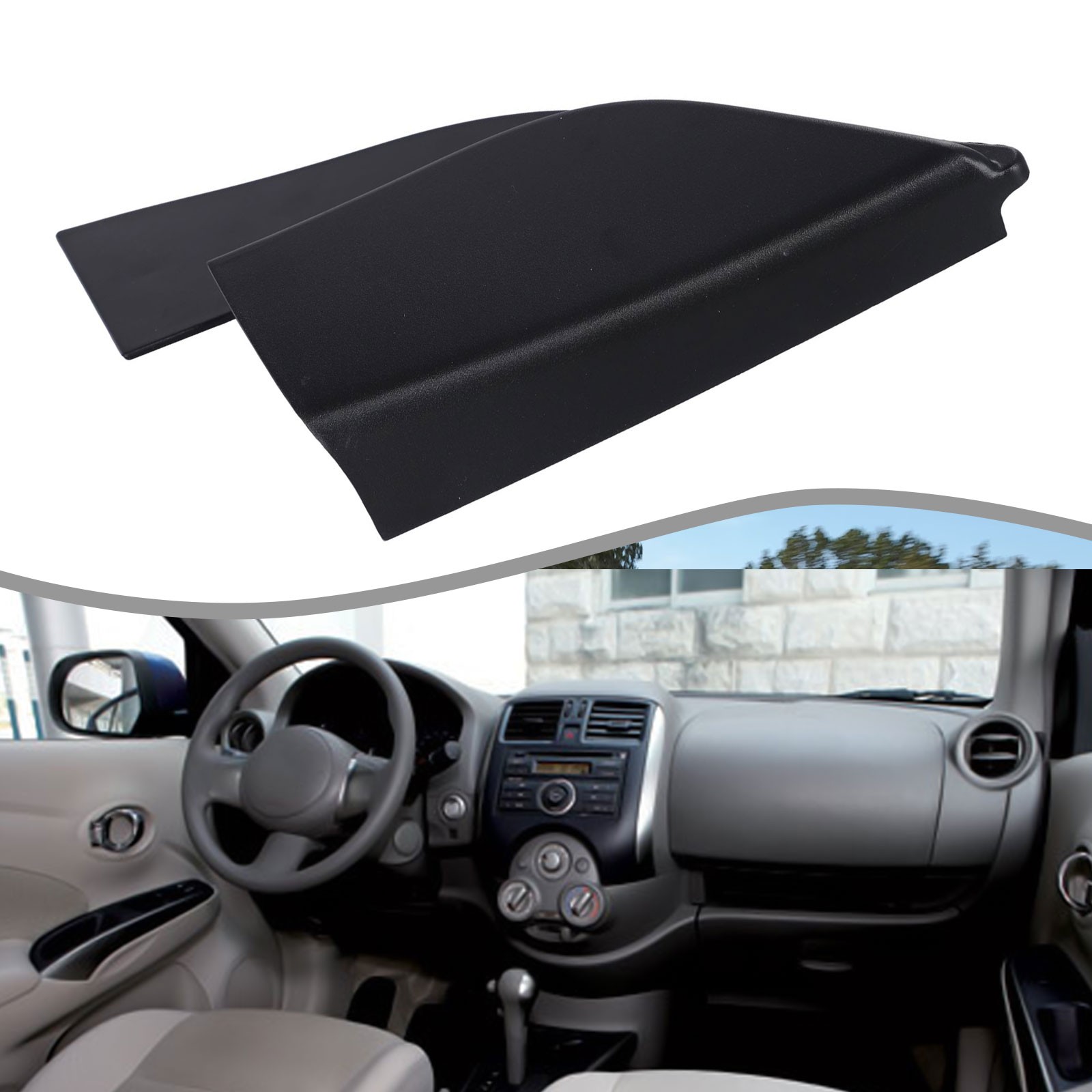 Replacement Part Inner Mirror Corner Trim for Nissan For Versa Right Side - Picture 3 of 22