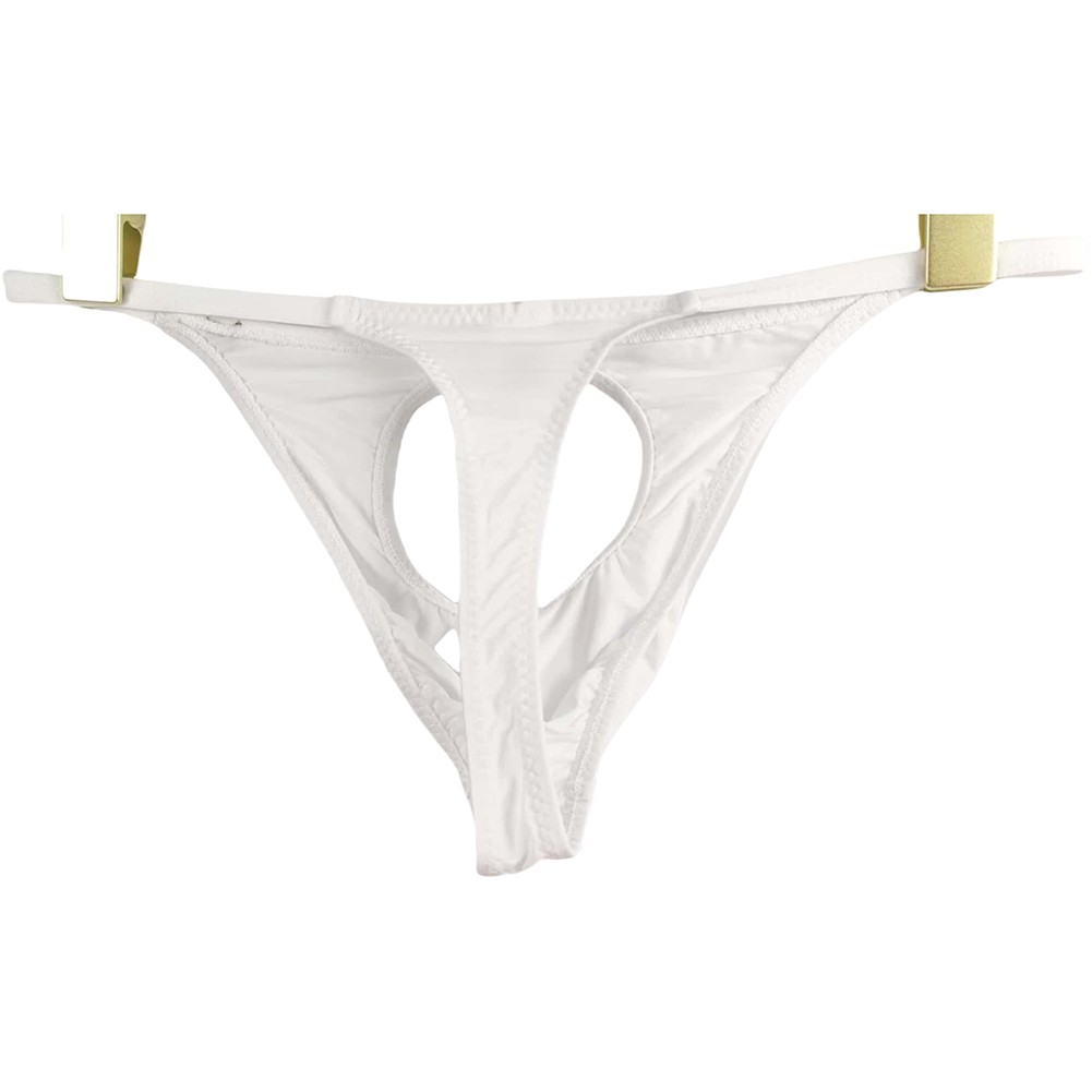 Ice Silk Atmungsaktiv Beutel Slip für Männer Stylisch Sexy G String Dessous - Bild 17 von 32