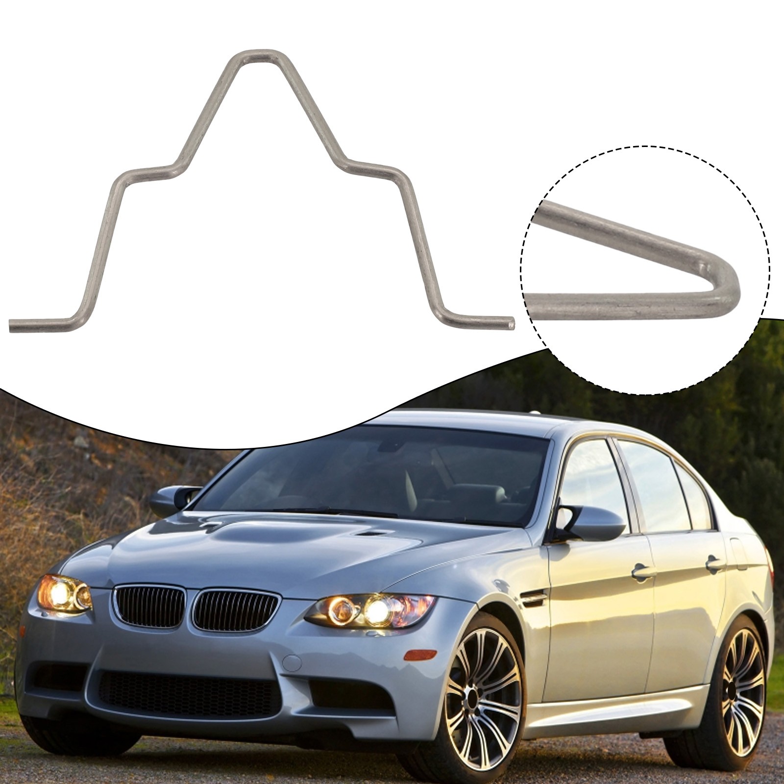 2 Staffe Di Fissaggio Per BMW E90 LCI Limousine E E91 Touring – OEM 63127246480, In Metallo – Adatte Per 316d, 318i, 320d, 325i, 330i, 335i E Molti Altri