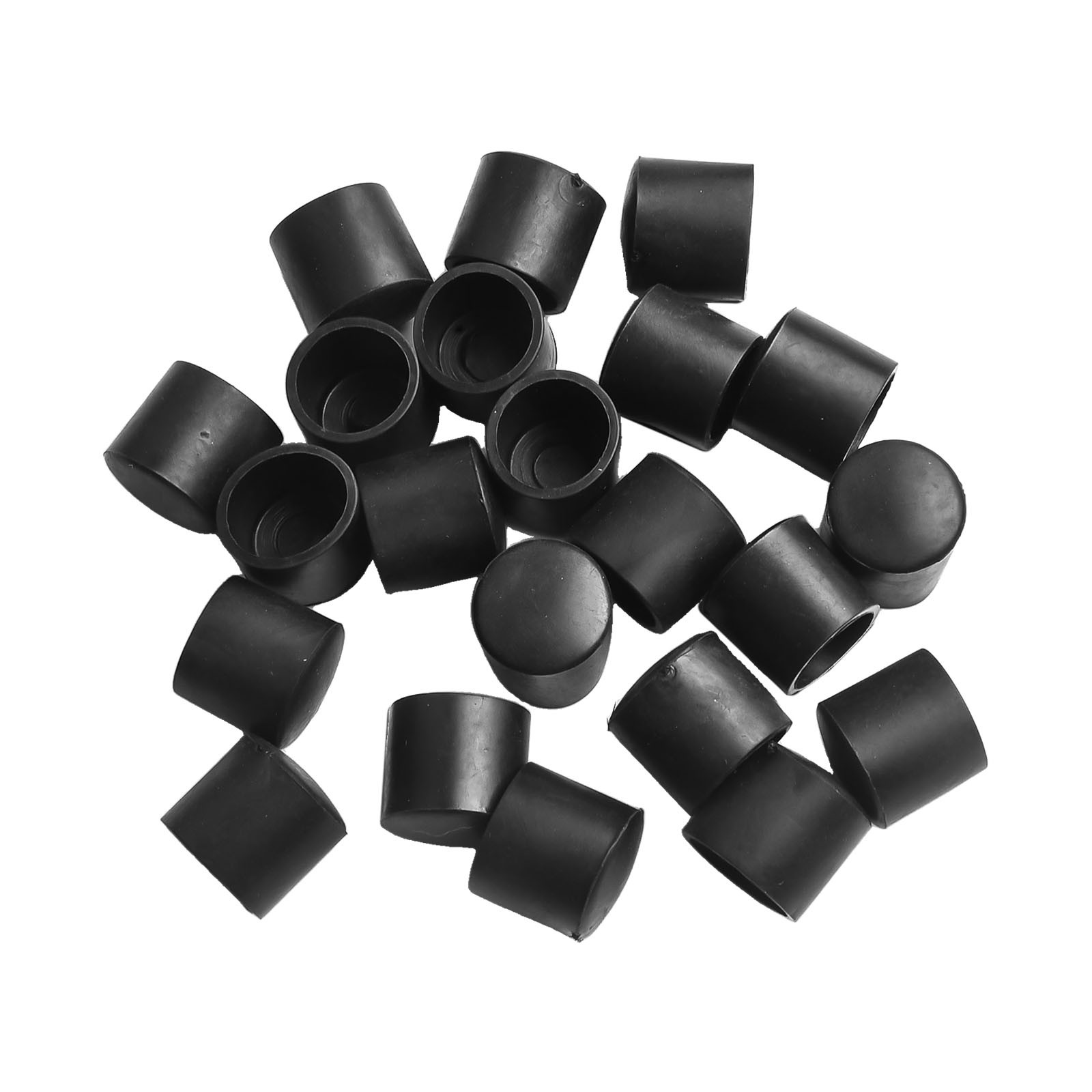 20 Stück Stuhlbeinkappenabdeckungen rund Kunststoffmantel Rohr PVC weich schwar - Bild 28 von 80