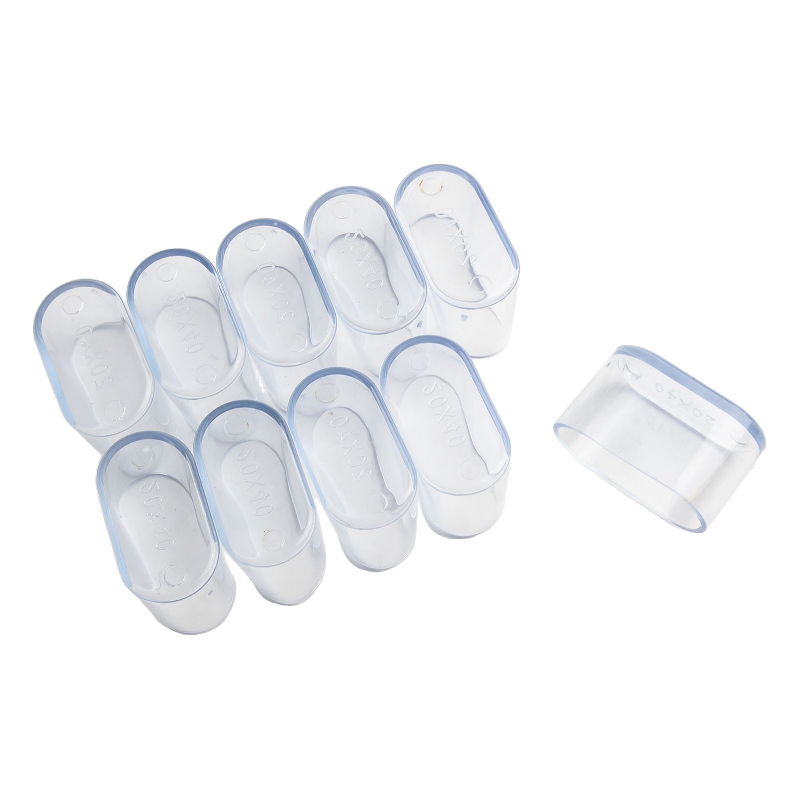 Nuevo Práctico Tapa de Pata de Silla Cubiertas Ovaladas Pies de Mesa Muebles PVC Patio - Imagen 65 de 79