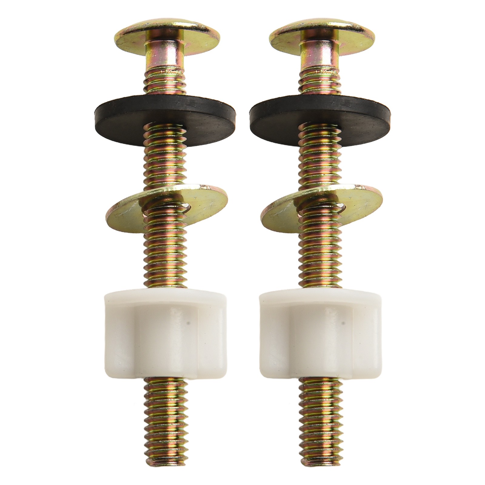 Toilet Seat Hinge Bolts and Nuts Set for Residential and Commercial Use