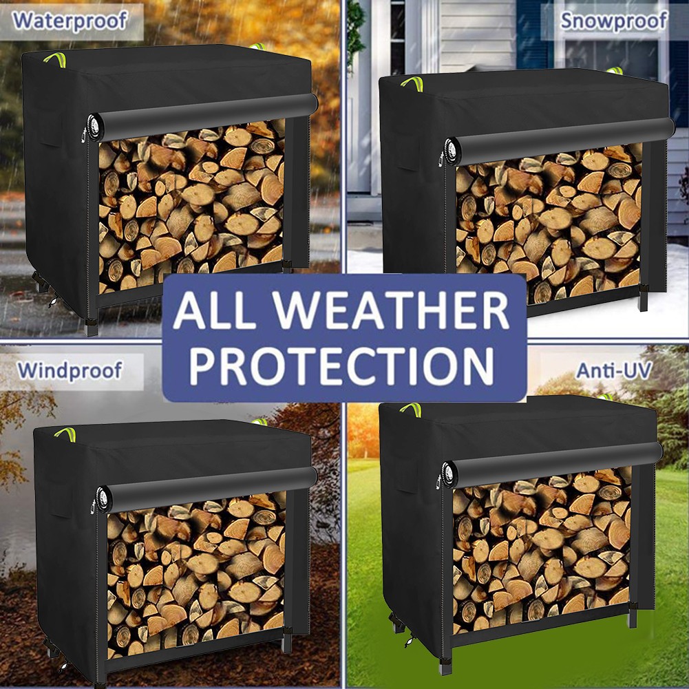 Heavily Constructed Weatherproof Firewood Storage Solution for Outdoors - Picture 17 of 24