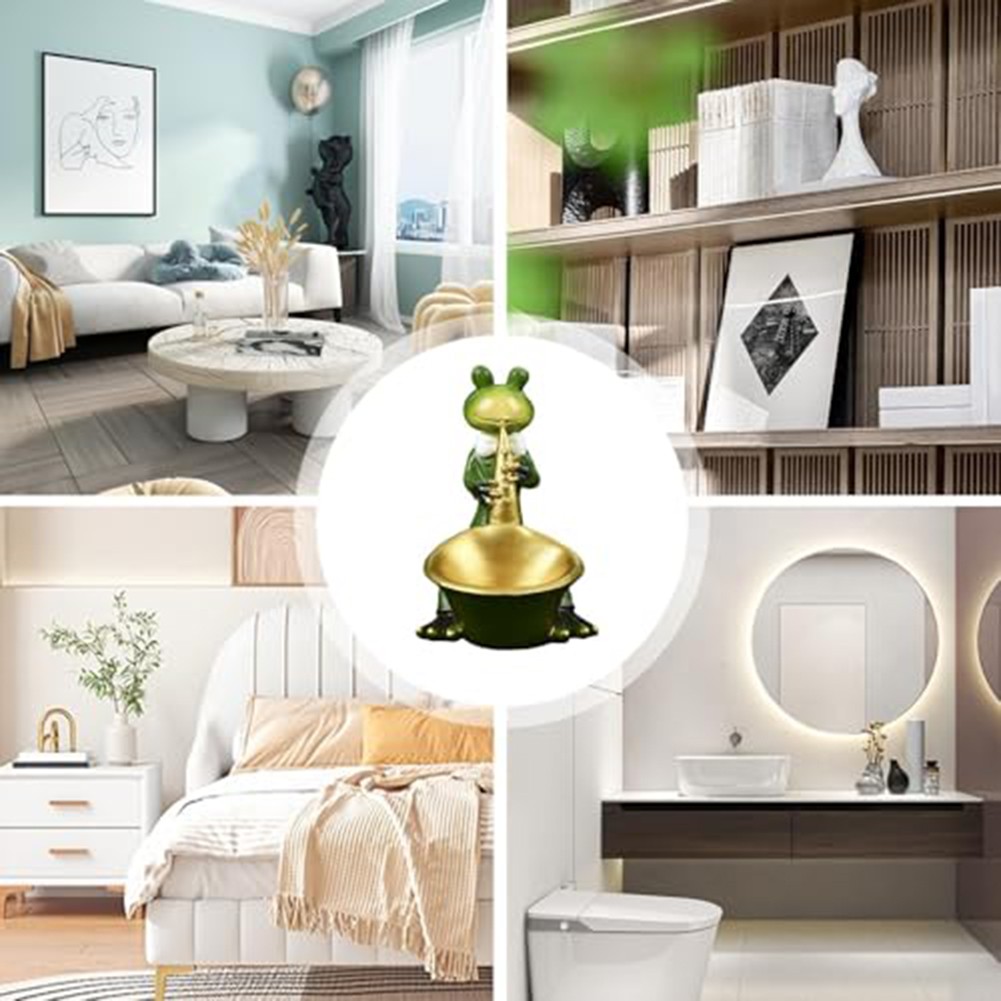 Charming Cartoon Style Froggy Figurine to Enhance Your Interior Design - Picture 14 of 24