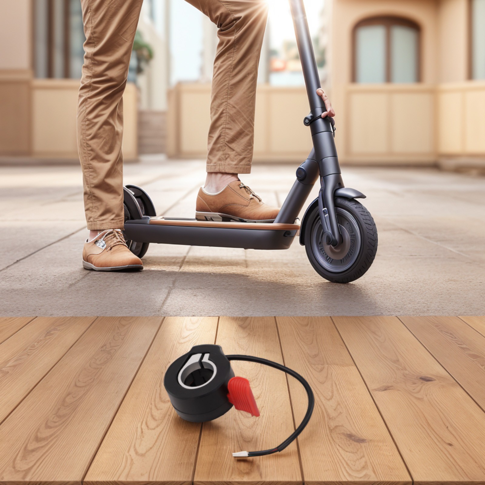 Acc��l��rateur pouce de remplacement pour trottinette ��lectrique facile �� inst - Picture 15 of 32