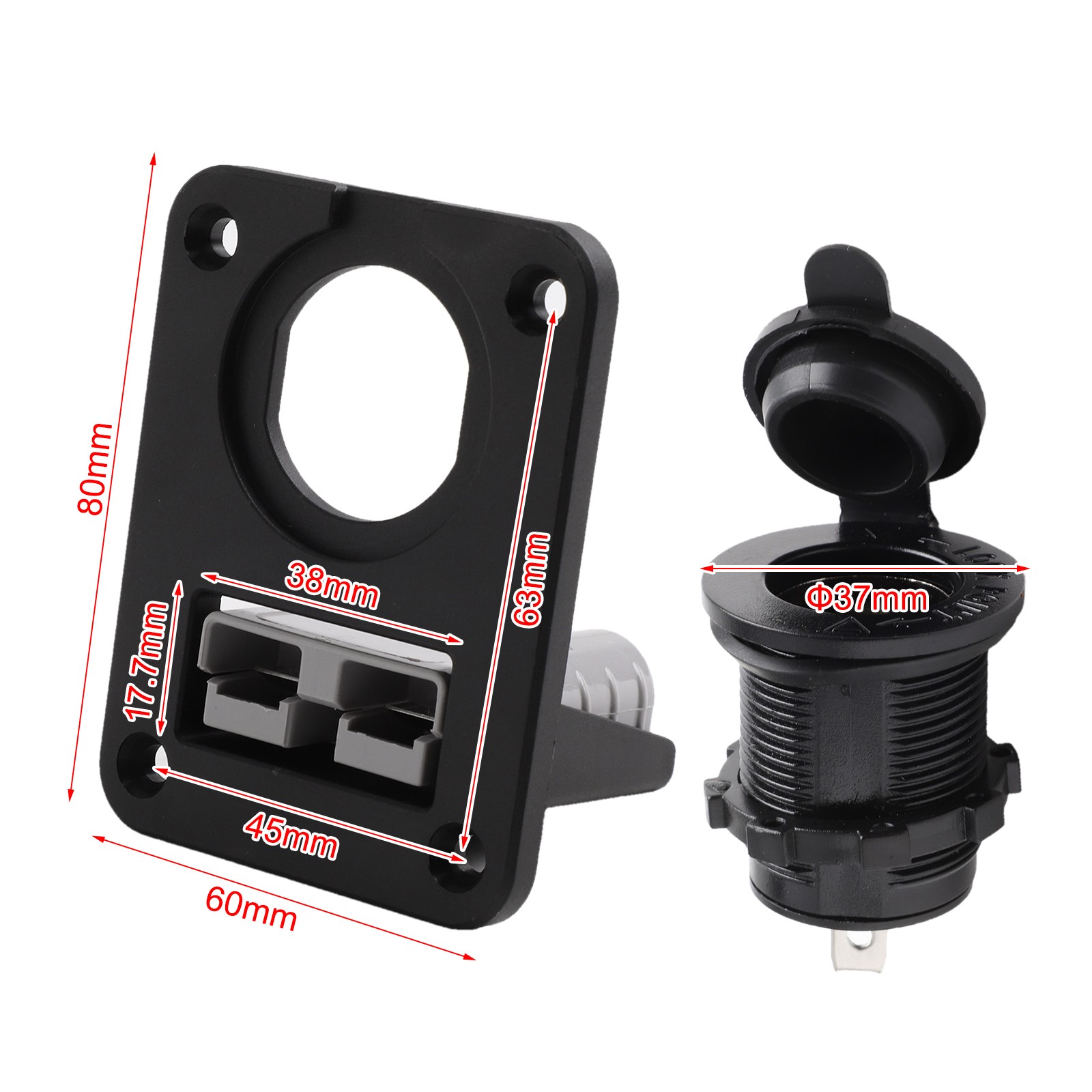 Streamlined Appearance with Flush Mounting Panel Reliable Charger Connection