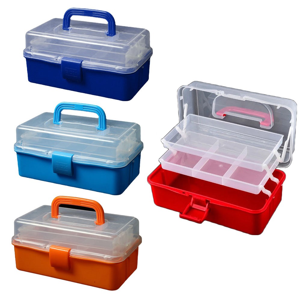 clear tackle box organizer Plano One-Tray Small saving tackle storage box you can have for your fishing trips Fnyoxu 15 Large Grids Plastic