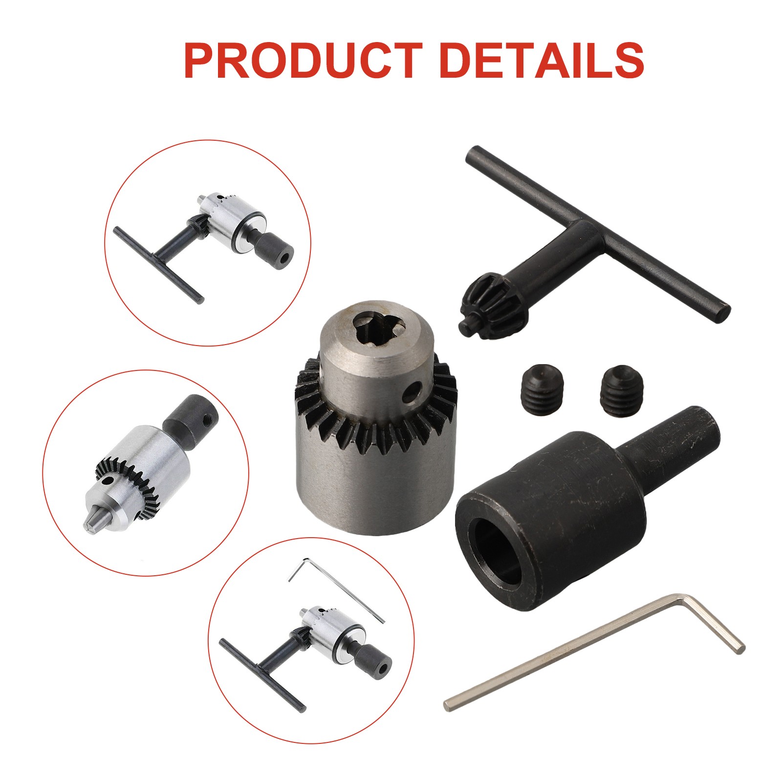 Portabrocas Motor con 4mm 5mm 6mm 8mm Motor Biela para Taladros de Impacto - Imagen 47 de 55