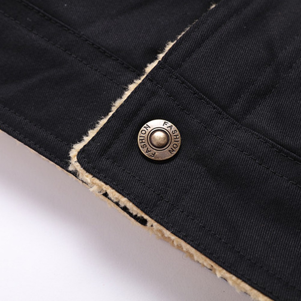 Veste cargo homme hiver doublée polaire avec col revers pour achats vêtements décont