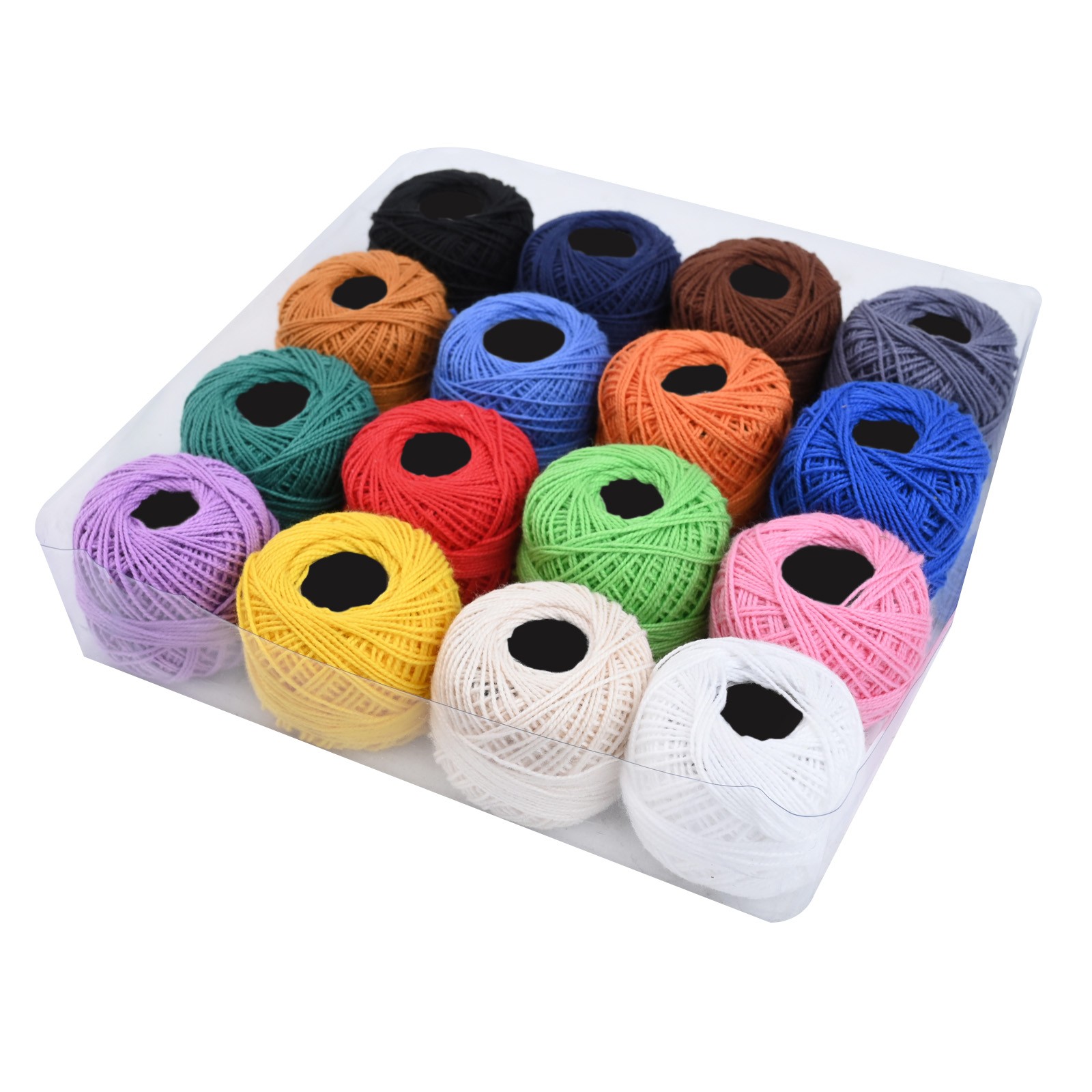 Assorted Color Cotton Embroidery Thread 16pcs DIY Sewing Braiding Thread - Picture 26 of 33