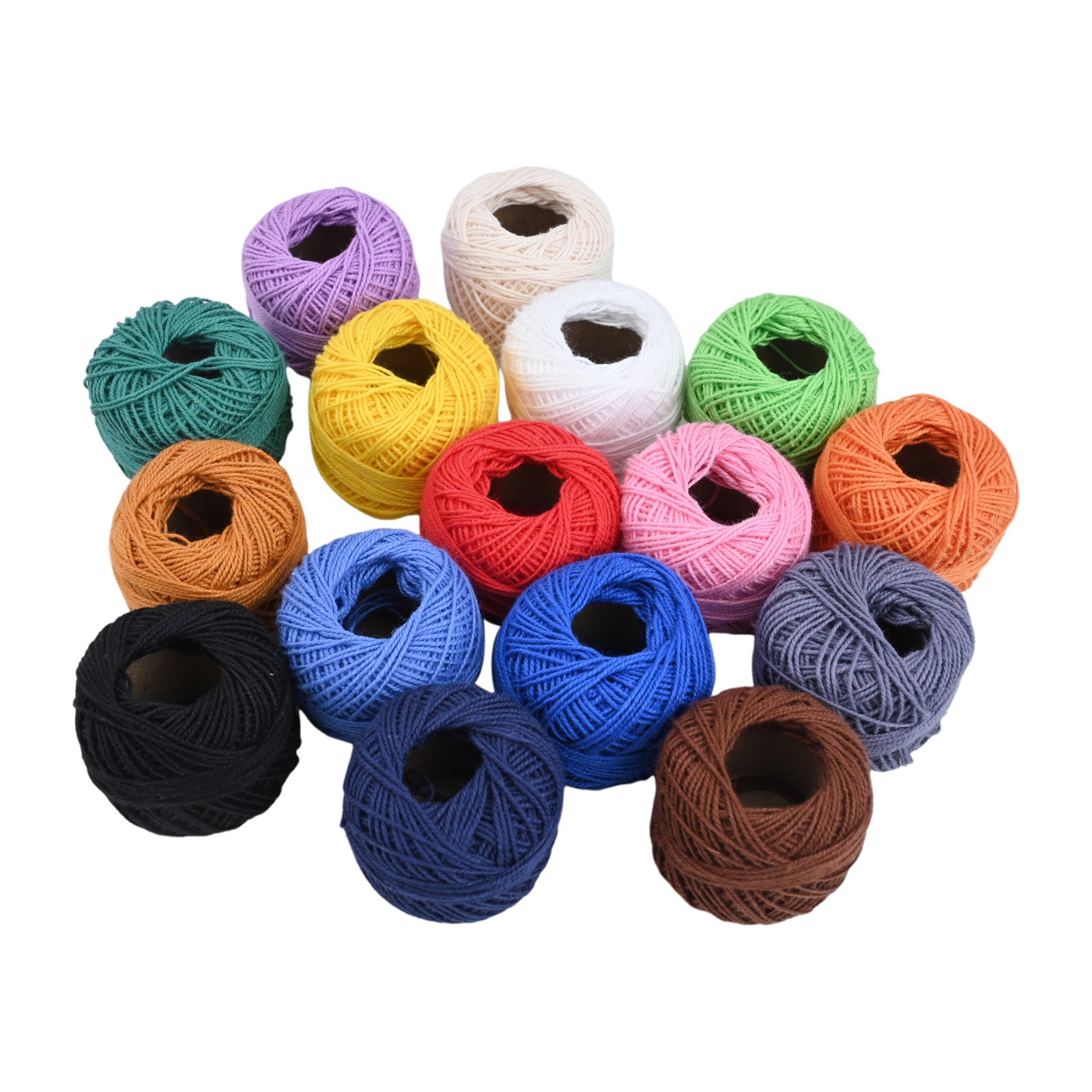 Assorted Color Cotton Embroidery Thread 16pcs DIY Sewing Braiding Thread - Picture 33 of 33