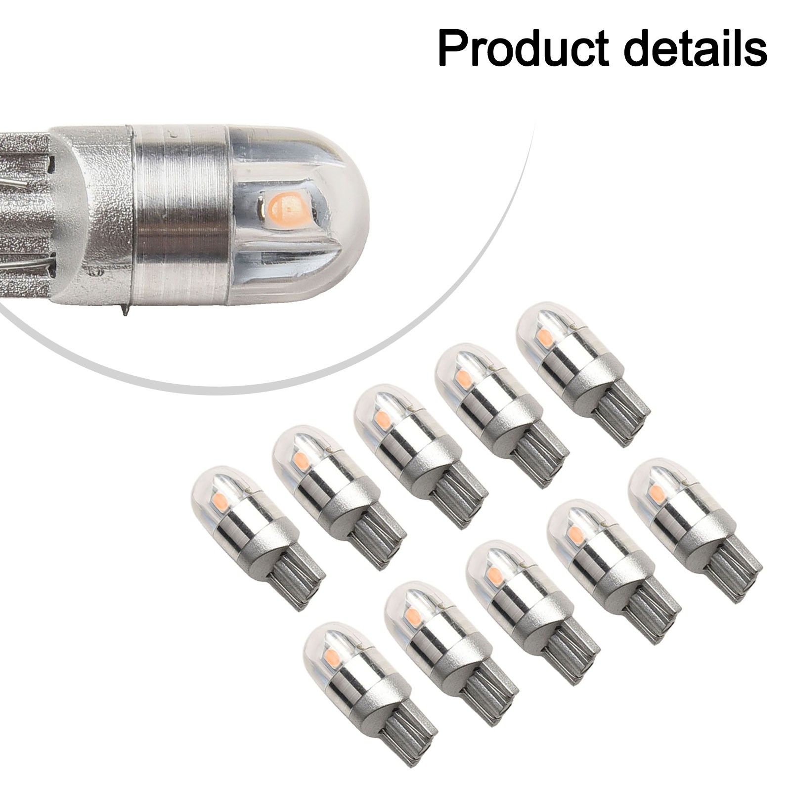 High Quality T10 Bulb DC 12-16V LED Light Marker Purple Corner Parking - Picture 8 of 12