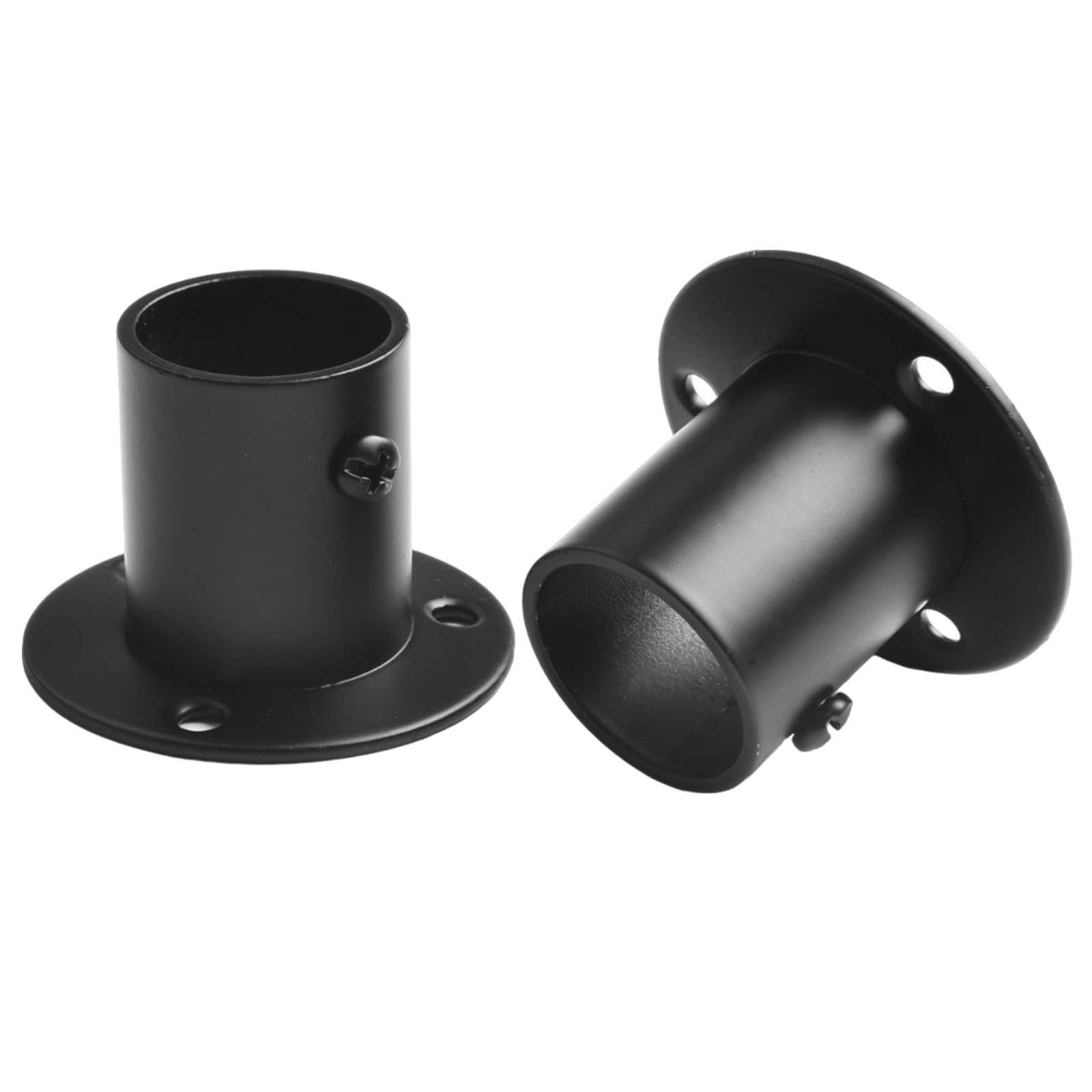 Rail Supports Stainless Steel 19-32mm 2pc Anti-rust Black Bracket Steel - Picture 53 of 57