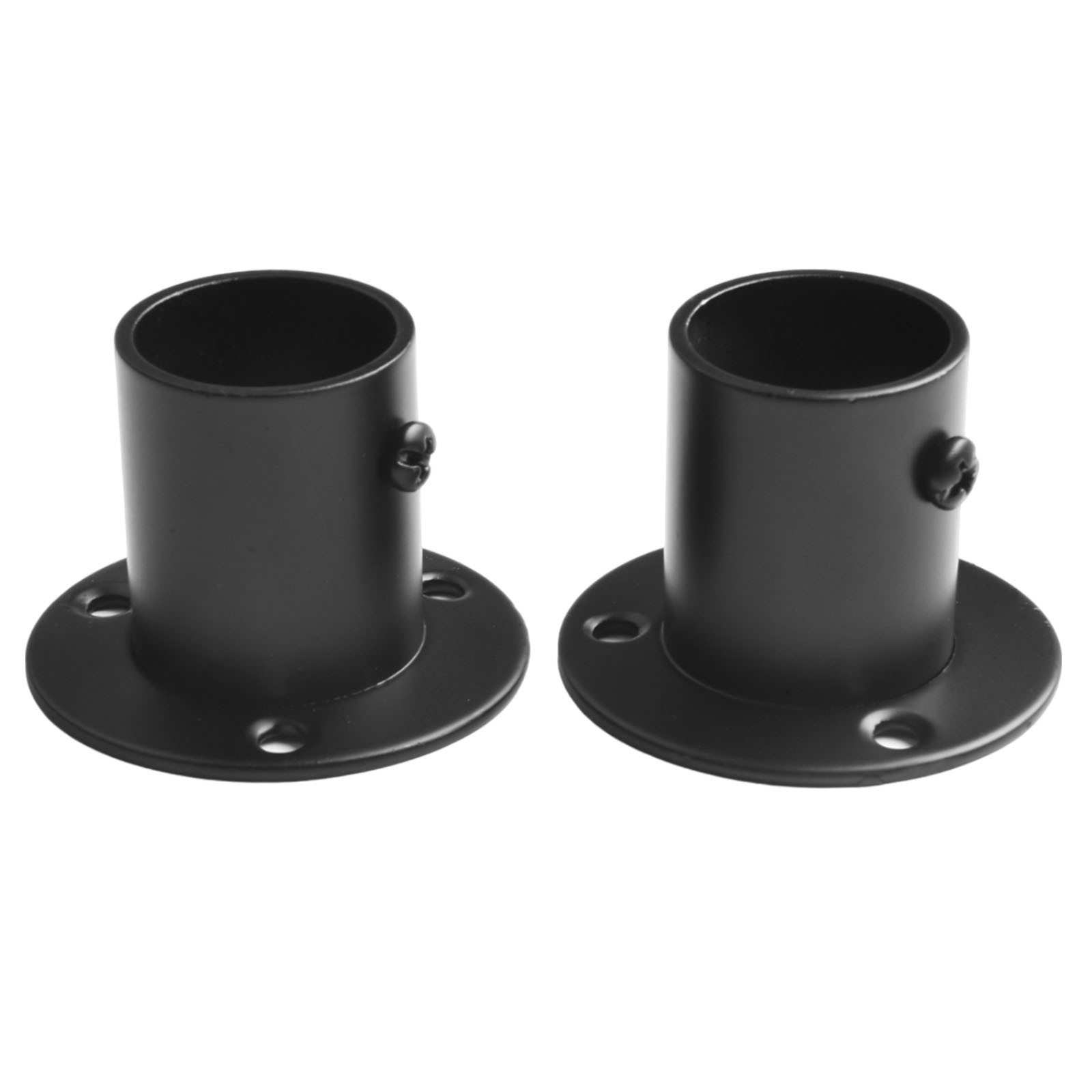 Rail Supports Stainless Steel 19-32mm 2pc Anti-rust Black Bracket Steel - Picture 54 of 57