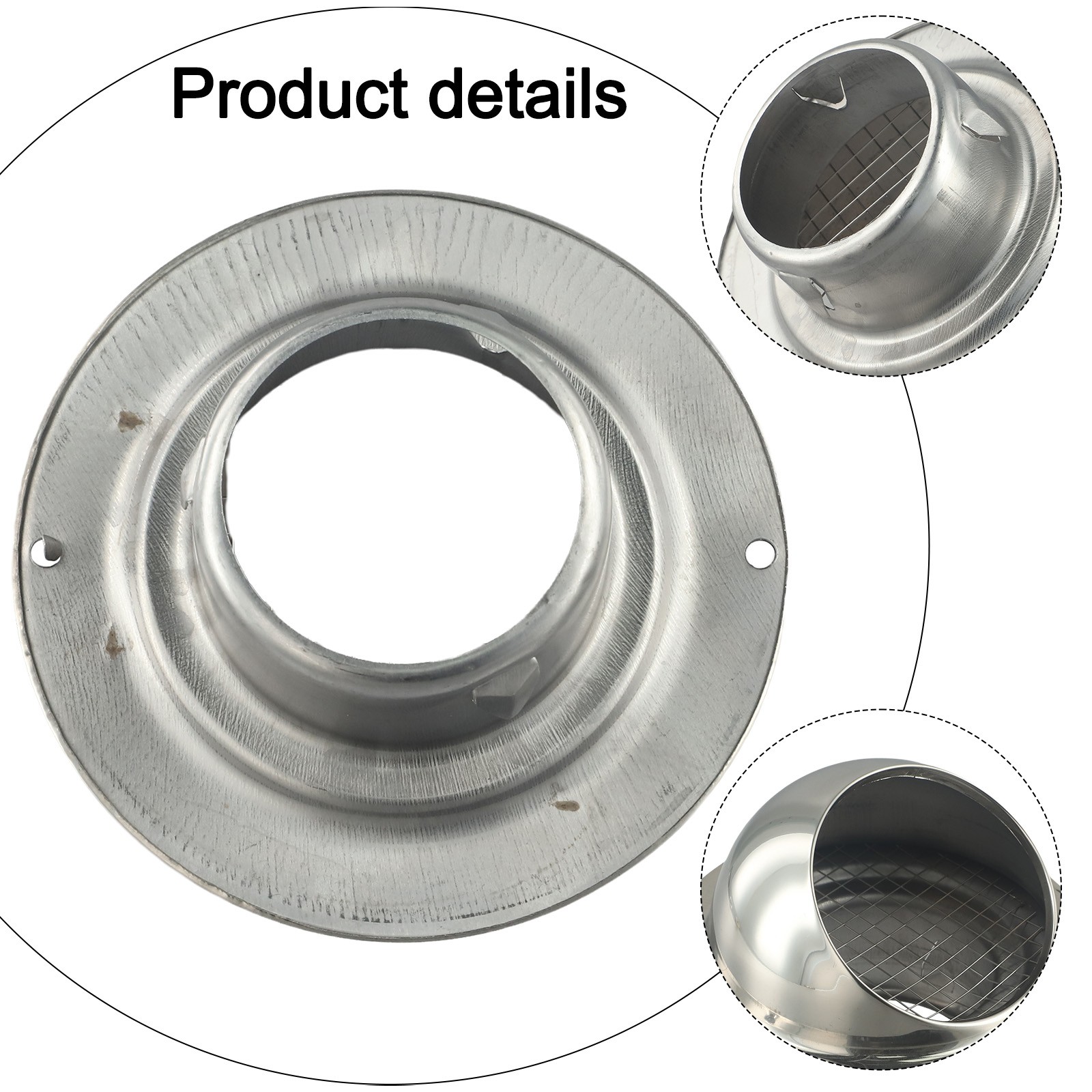 Grille ronde brossée vente design maille fine utilisation longue durée volets d'angl