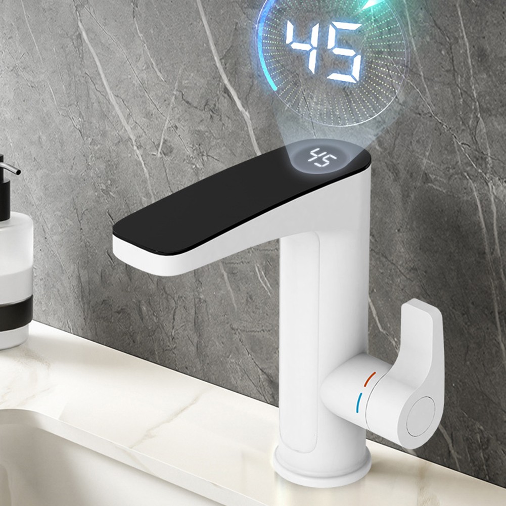 220V Electric Hot Water Tap 3200W with LED Digital Temperature Display