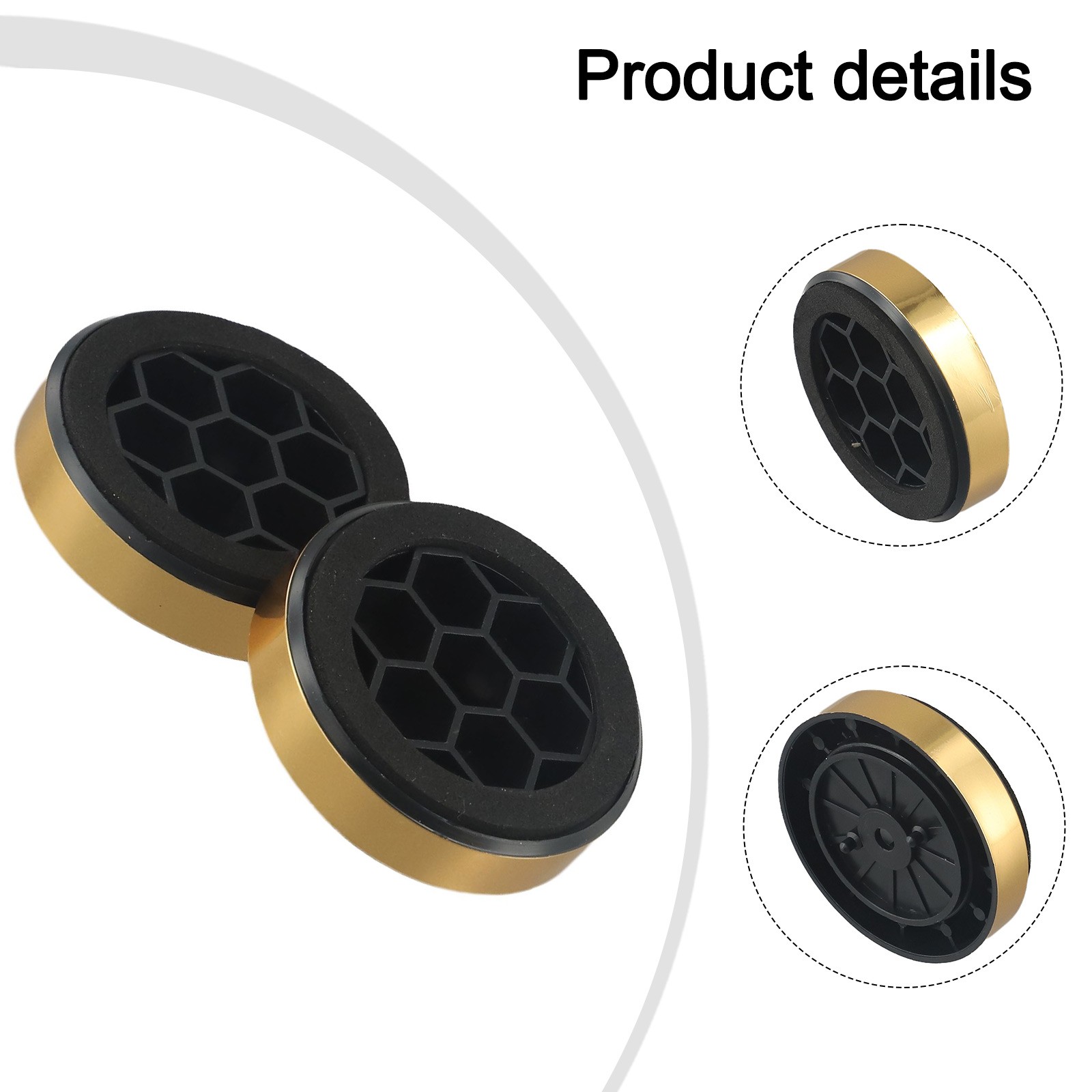 Elegante Phnom Penh Piedini Decorati per Altoparlanti Audio Stereo Set di 12 - Bild 64 von 84