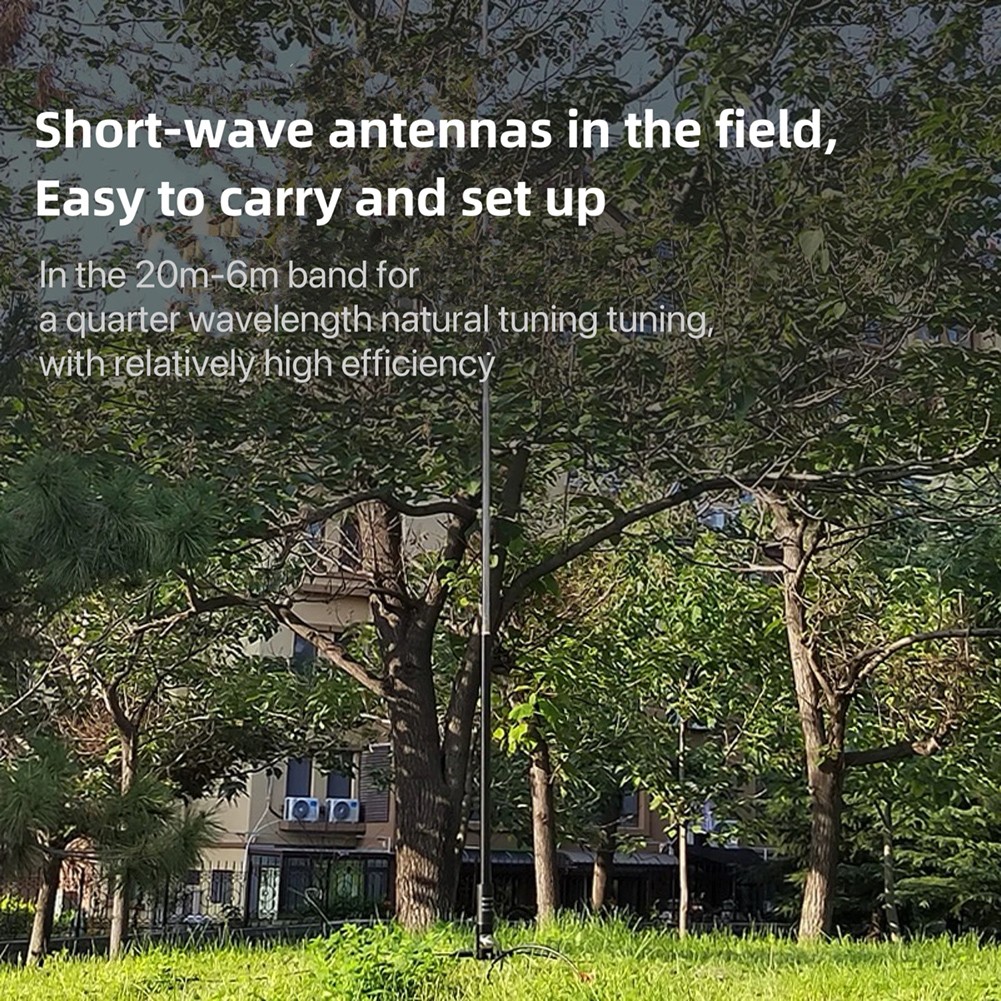 Professional Grade Shortwave Antenna Compatible with For HAM Equipment - Photo 3/9
