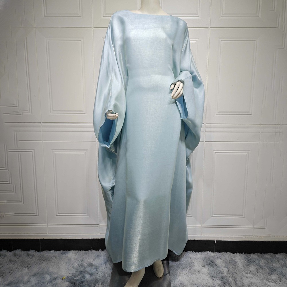 Robe longue femme élégante en tissu ventes exceptionnelles soyeux idéale pour les vêtements de tous