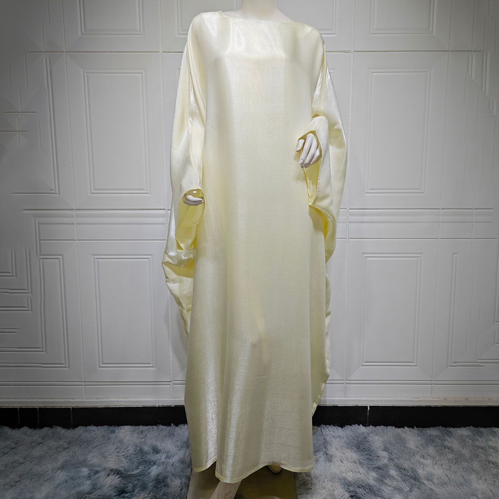 Robe longue femme élégante en tissu ventes exceptionnelles soyeux idéale pour les vêtements de tous