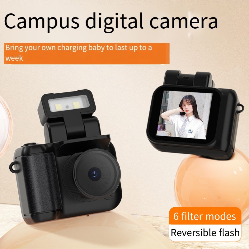 Compact Digital Camera SLR Mini with 1080P Video Capability and LCD View