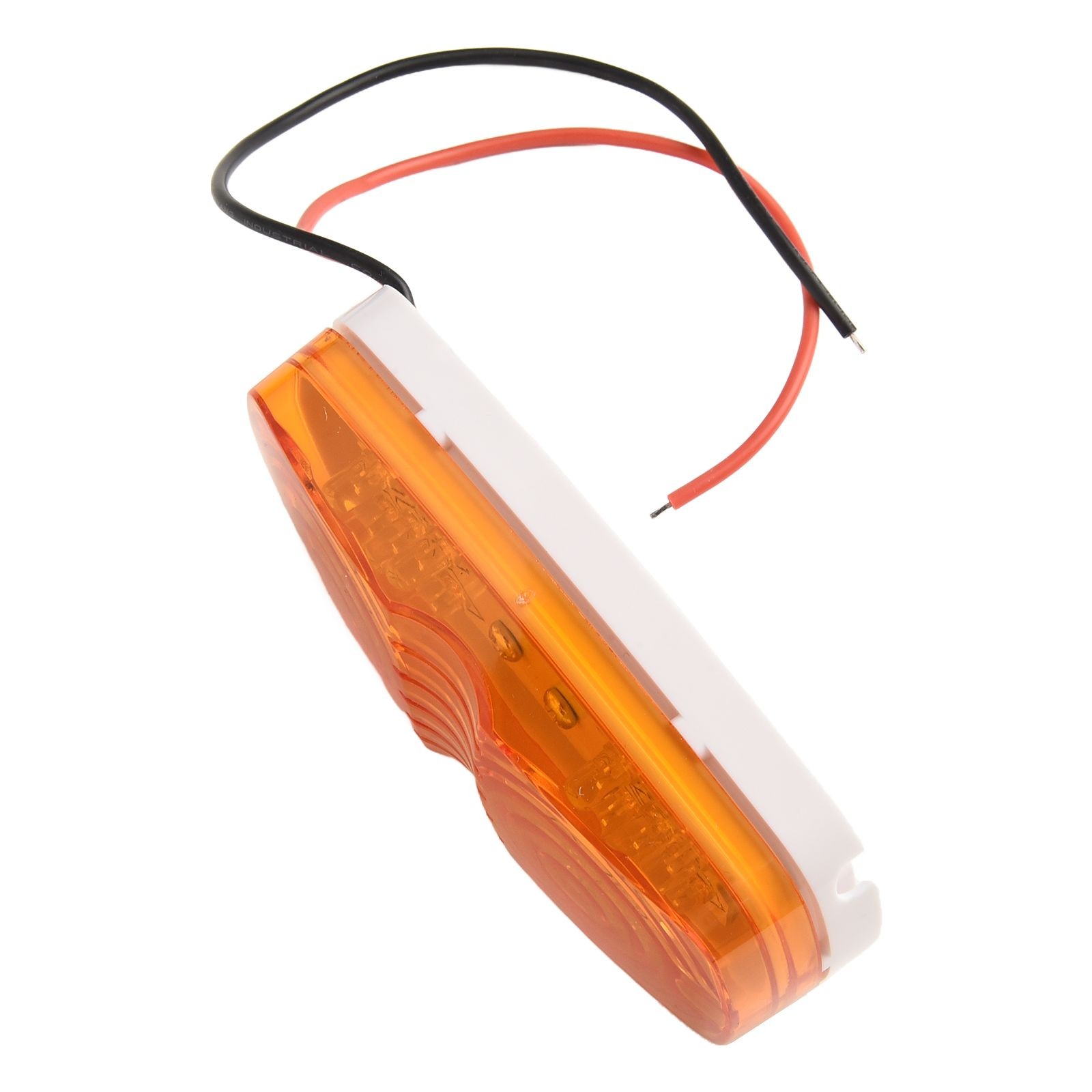 Compact 12V 24V Amber Front Rear Side Marker Light for Trucks and Vans LED Lamp - Picture 20 of 27